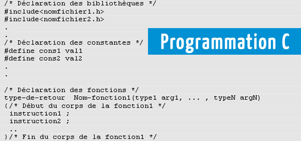 Support de cours pour apprendre la programmation en langage C